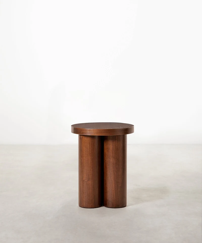 Mesita auxiliar de madera Arvin (50x40 cm)