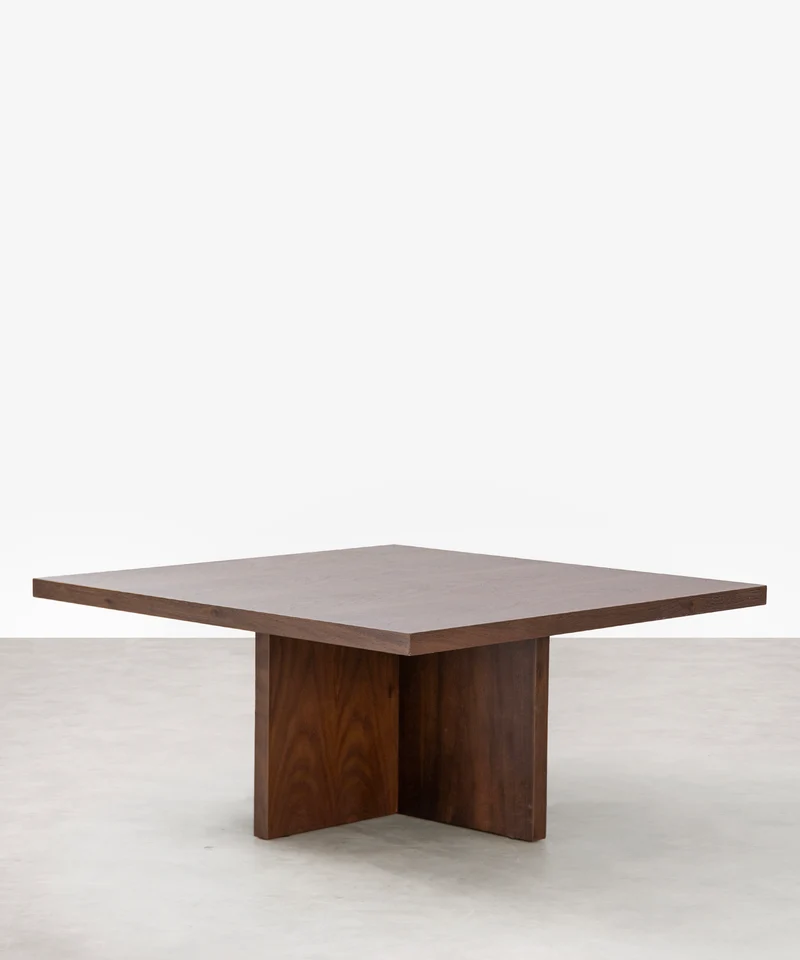 Mesa de Centro Cuadrada en Madera Nara (80x80 cm)