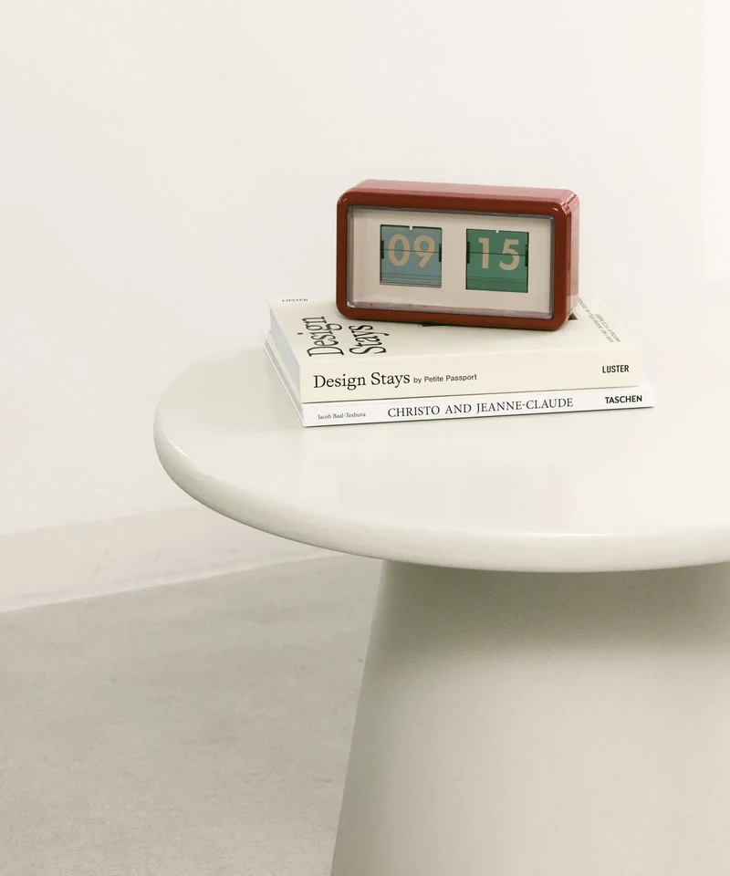 Mesa Auxiliar Redonda en Microcemento Eren (60 cm)