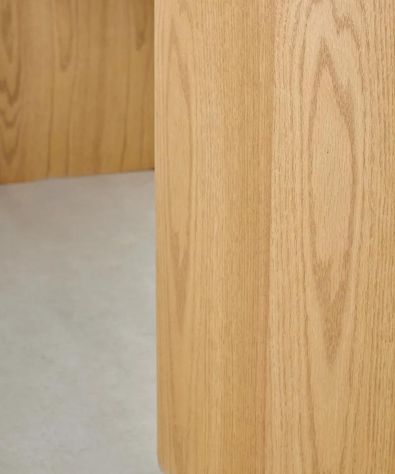 Mesa de Comedor Ovalada de Madera Lily (200 x 100 cm)