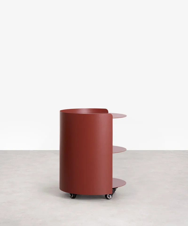 Mesita auxiliar de metal Rilo (37x46 cm)