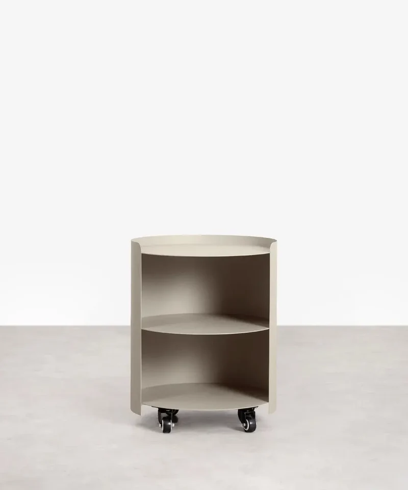 Mesita auxiliar de metal Rilo (37x46 cm)