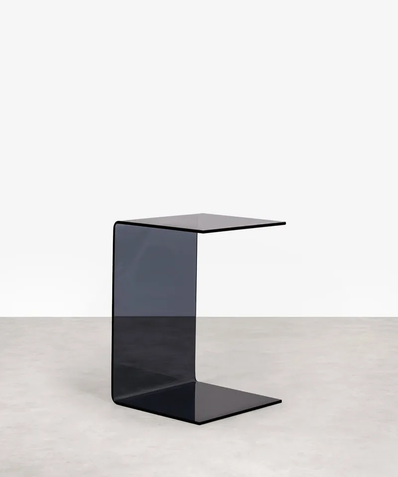 Mesa Auxiliar de Cristal Templado Tossa