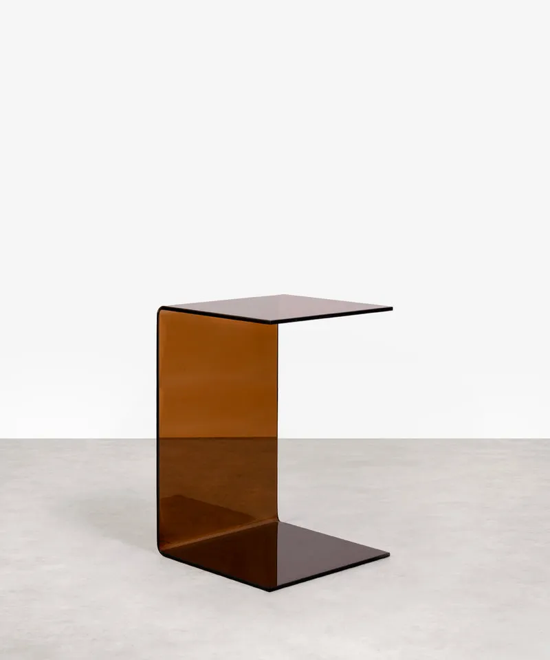 Mesa Auxiliar de Cristal Templado Tossa