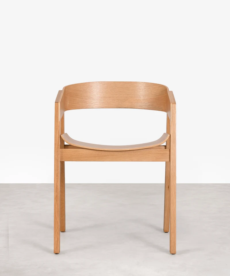 Silla de comedor en Madera con Reposabrazos Bella