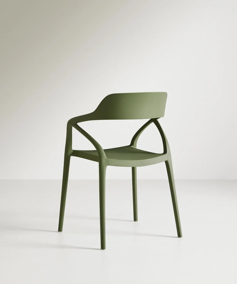 Silla de Polipropileno con Reposabrazos Grace