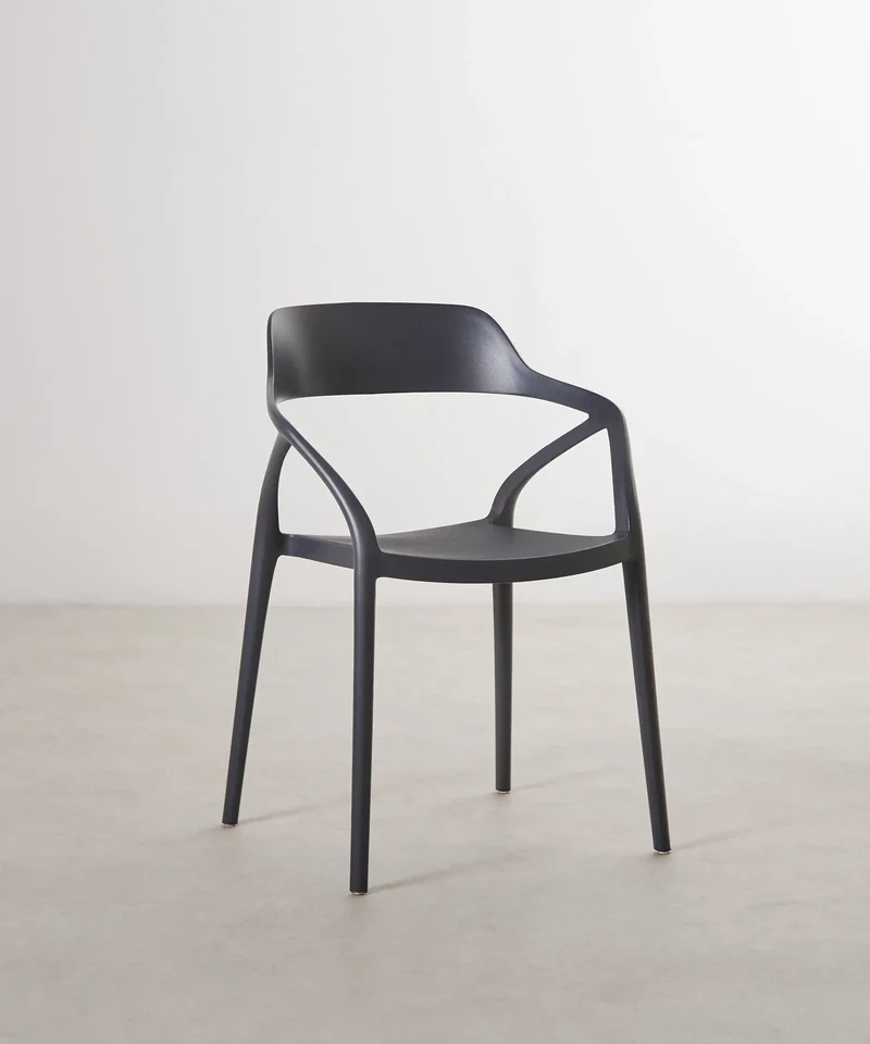 Silla de Polipropileno con Reposabrazos Grace
