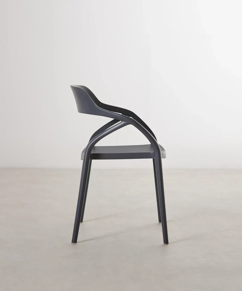 Silla de Polipropileno con Reposabrazos Grace