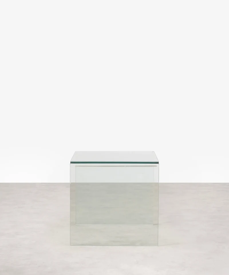 Mesa de Cristal Templado Jolene (63x50 cm)