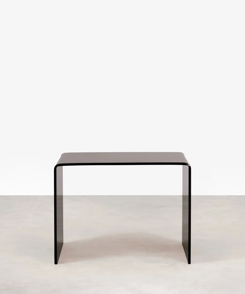 Mesa de Cristal Templado Jolene (63x50 cm)