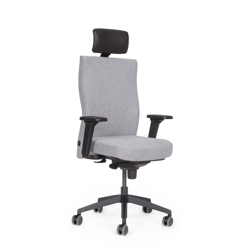 Ergonomischer Bürostuhl lento Genesis | mit Kopfstütze & Armlehnen