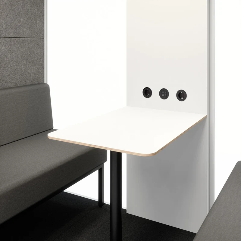 YOS A4 Telefonbox | Telefonzelle | Akustikbox für 4 Personen | Akustiklösung