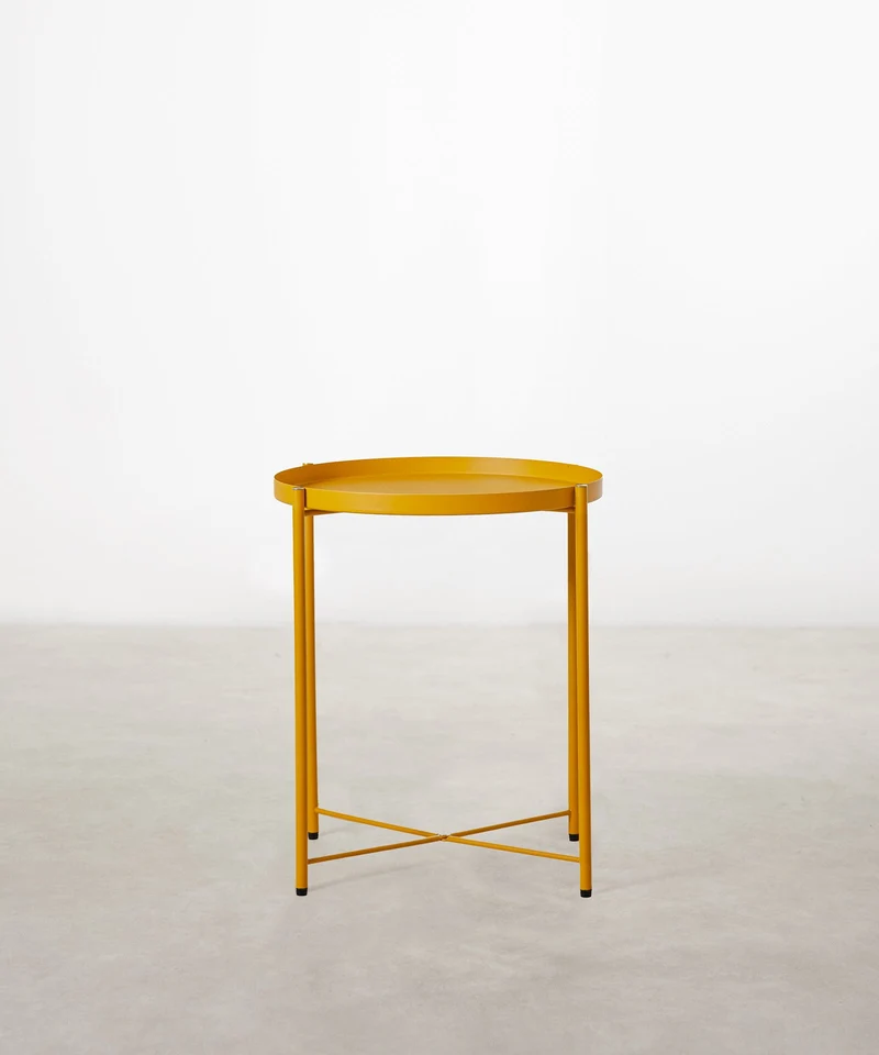 Mesa auxiliar metálica de colores Noko