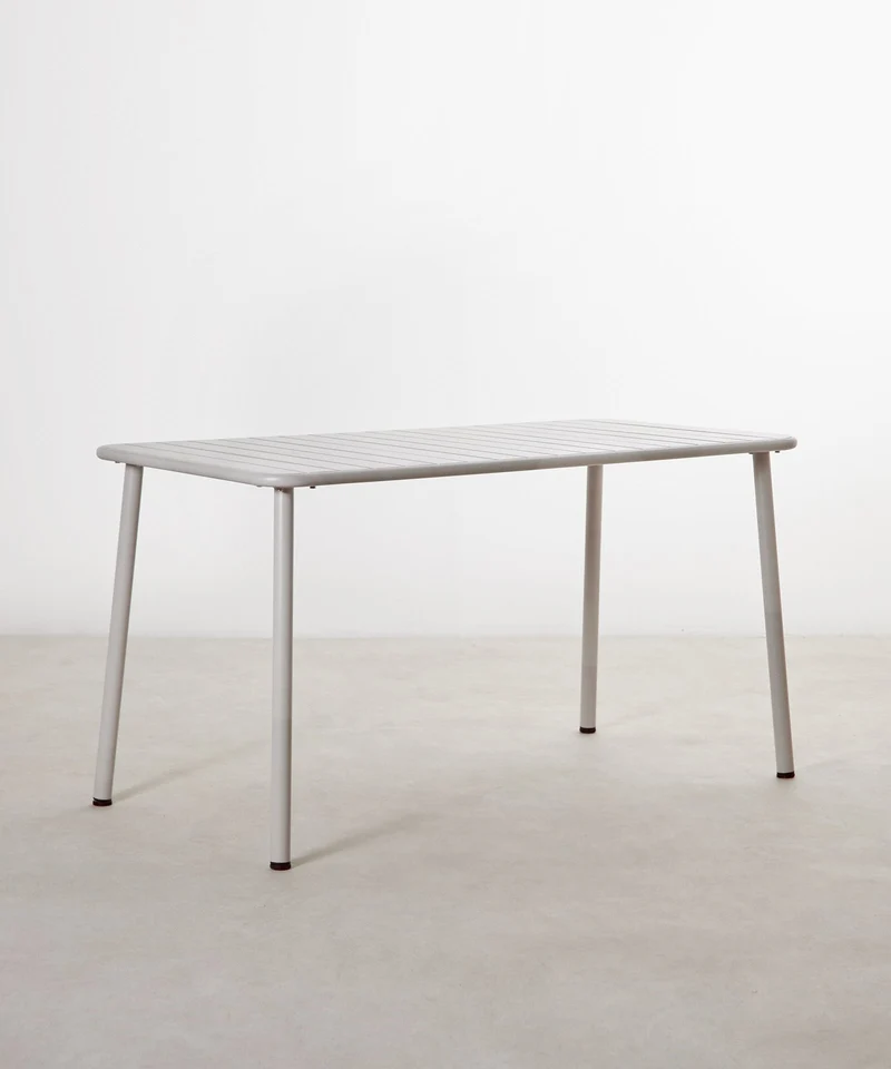 Mesa exterior de metal alargada Sora (140x70 cm)