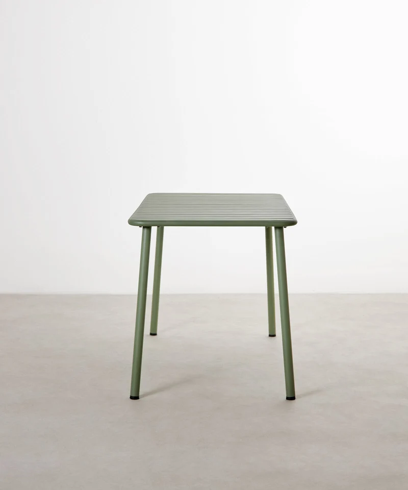 Mesa exterior de metal alargada Sora (140x70 cm)