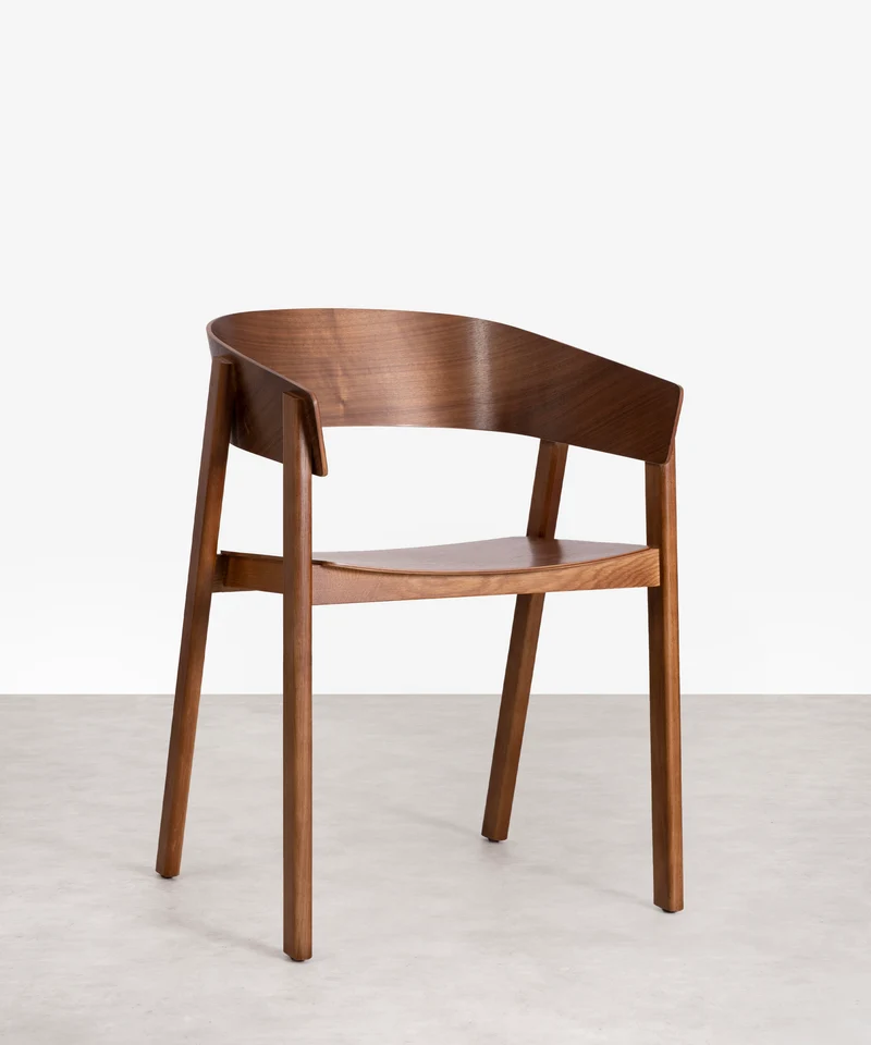 Silla de comedor en Madera con Reposabrazos Isabella