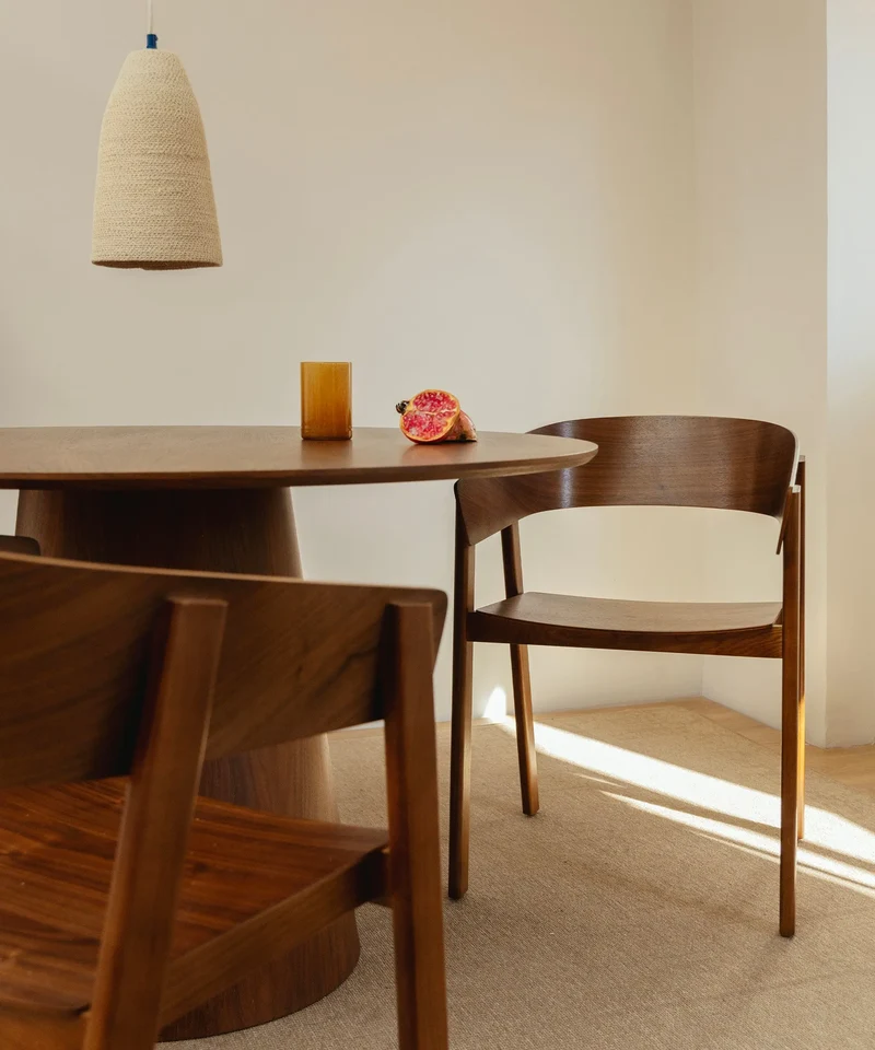 Silla de comedor en Madera con Reposabrazos Isabella