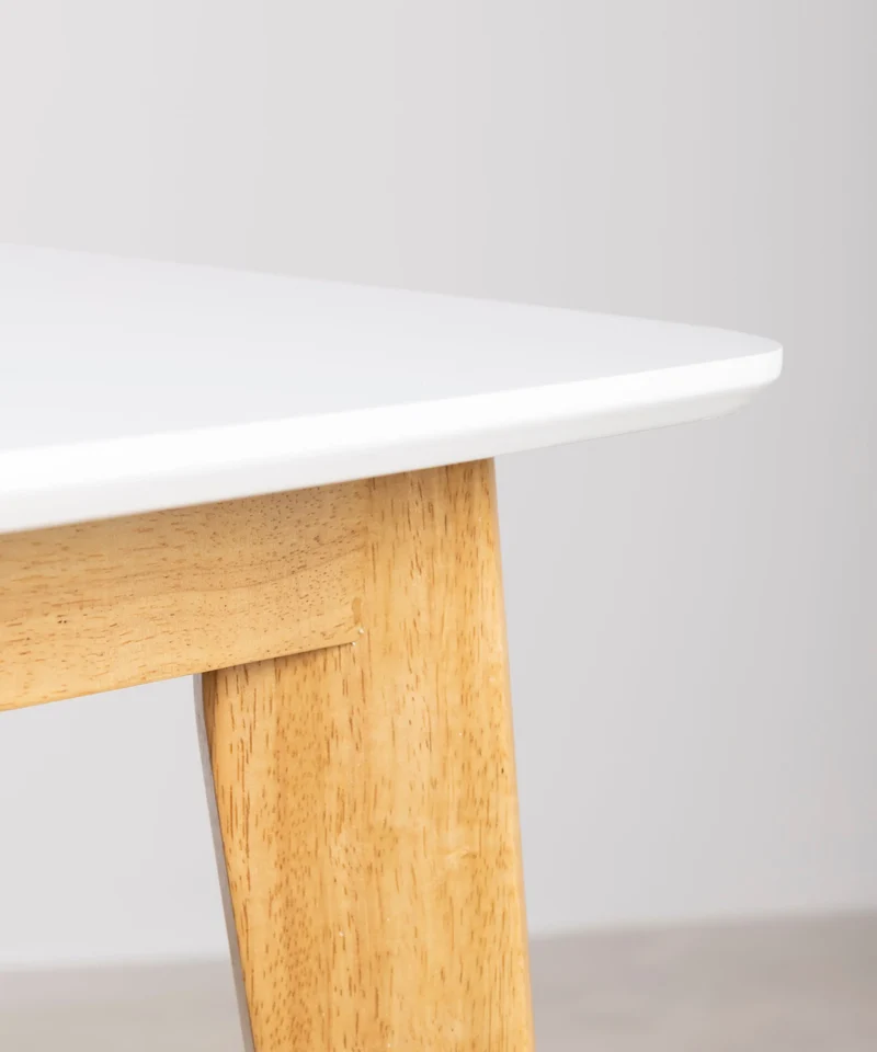 Mesa de Comedor Cuadrada en Madera Extensible Livia (90-130 x 90 cm)