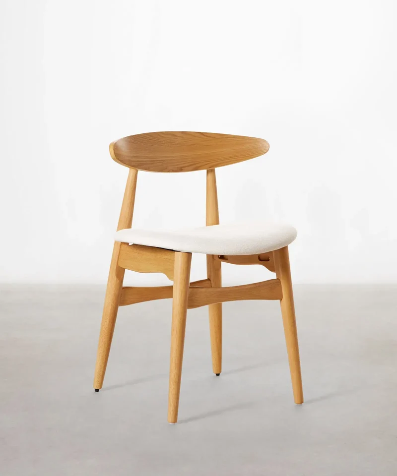Silla de Comedor en Madera Acolchada Kyoto