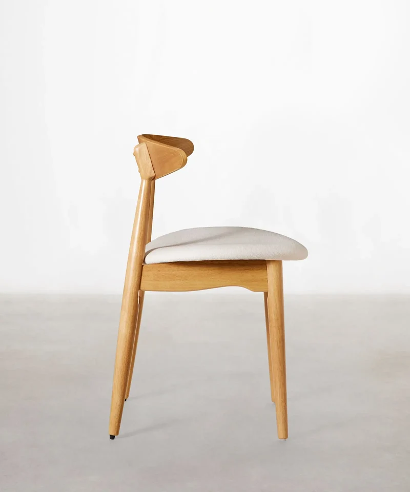Silla de Comedor en Madera Acolchada Kyoto