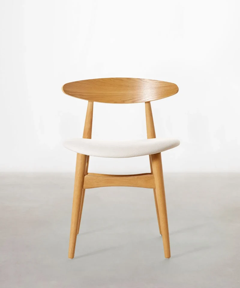 Silla de Comedor en Madera Acolchada Kyoto
