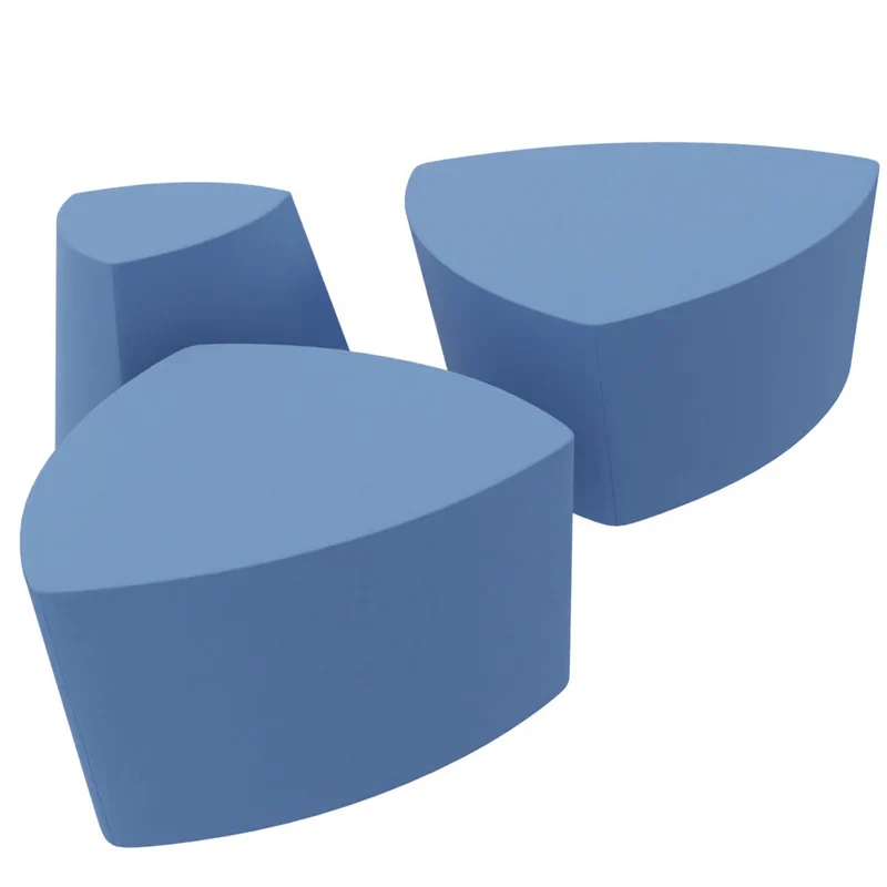 Kensho Stool von Kastel – Design-Polsterhocker & Pouf mobil für moderne Kommunikationszonen