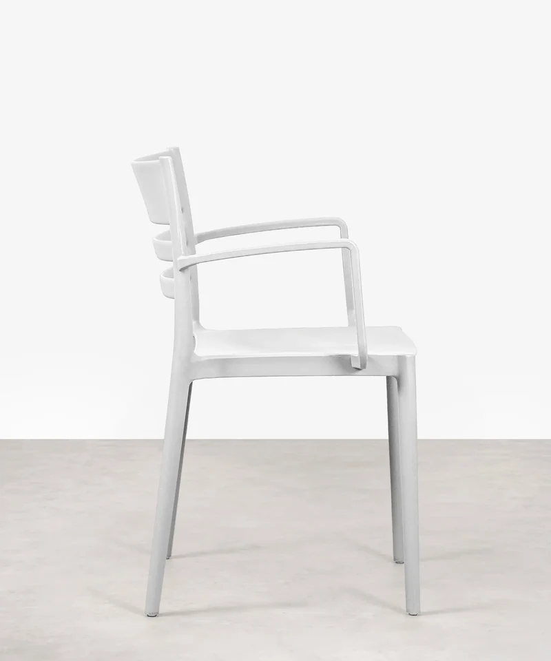 Silla de Polipropileno con Reposabrazos Nina Arms