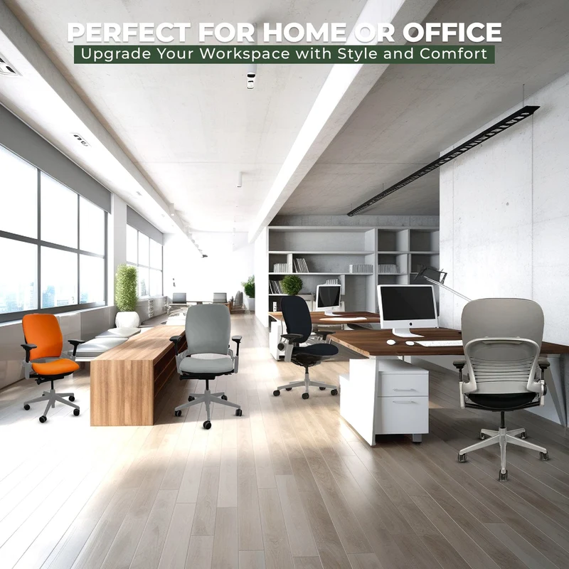 Steelcase Leap V2 Chair (Platinum Frame) Fully Renewed