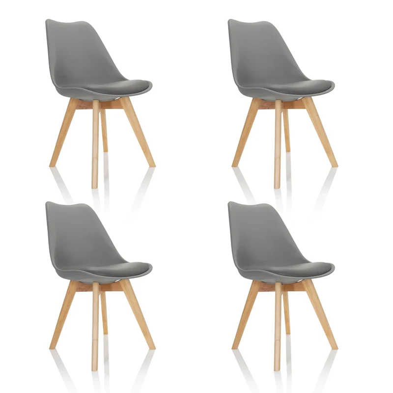 SCANDI 4 | 4er Pack - Schalenstuhl