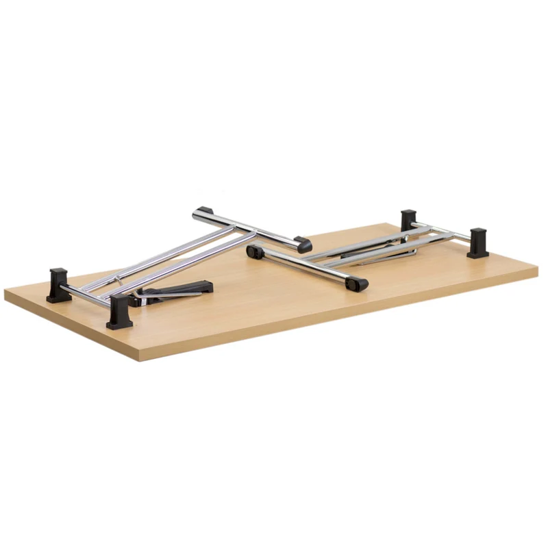 YOS Klapptisch Büro - Schreibtisch klappbar & Stapelbar - 160 x 80 cm & 140 x 70 cm