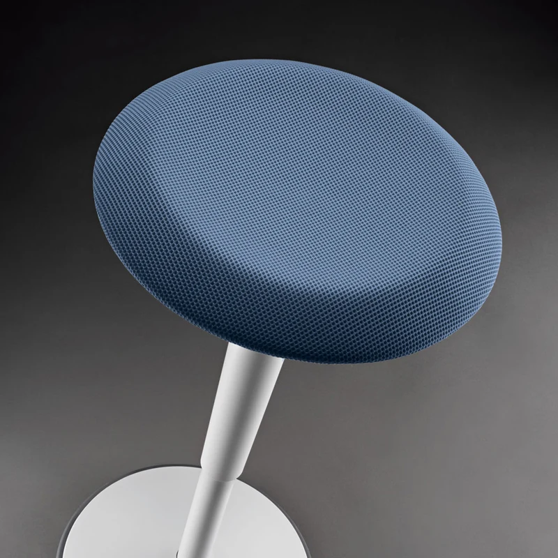 sedus se:fit Stehhocker | Hocker | Steh-Sitzhocker | Weiß - Grau - Grün - Blau