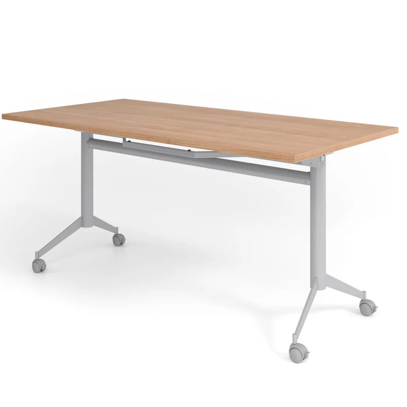 YOS Schreibtisch Pure klappbar - Klapptisch auf Rollen - 180 x 80 cm