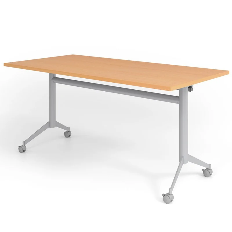 YOS Schreibtisch Pure klappbar - Klapptisch auf Rollen - 180 x 80 cm