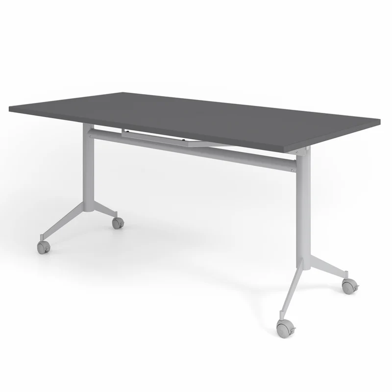 YOS Schreibtisch Pure klappbar - Klapptisch auf Rollen - 180 x 80 cm