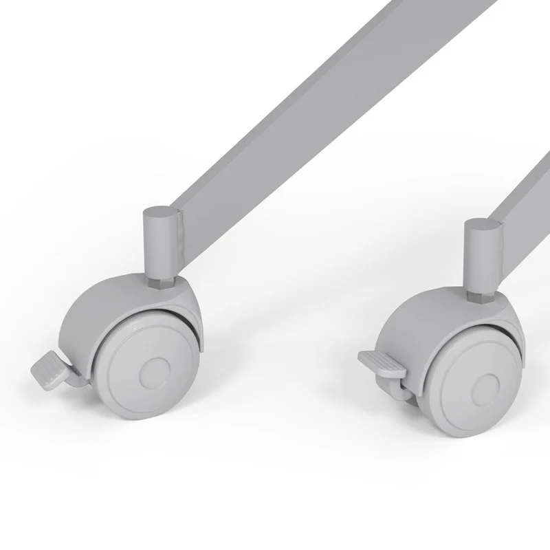 YOS Schreibtisch Pure klappbar - Klapptisch auf Rollen - 180 x 80 cm
