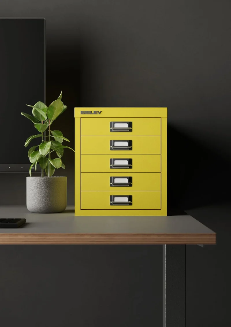 Bisley MultiDrawer™ L125 - 5 Schubladen - Gesamthöhe 380 mm - DIN A4 - Alle Farben - jetzt auf Rechnung bestellen