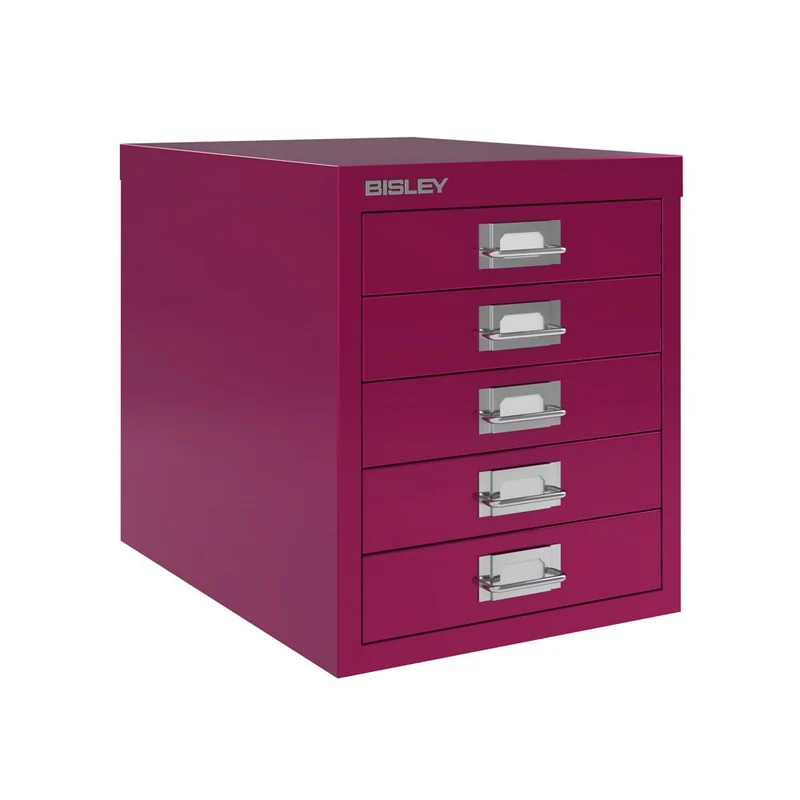 Bisley MultiDrawer™ L125 - 5 Schubladen - Gesamthöhe 380 mm - DIN A4 - Alle Farben - jetzt auf Rechnung bestellen