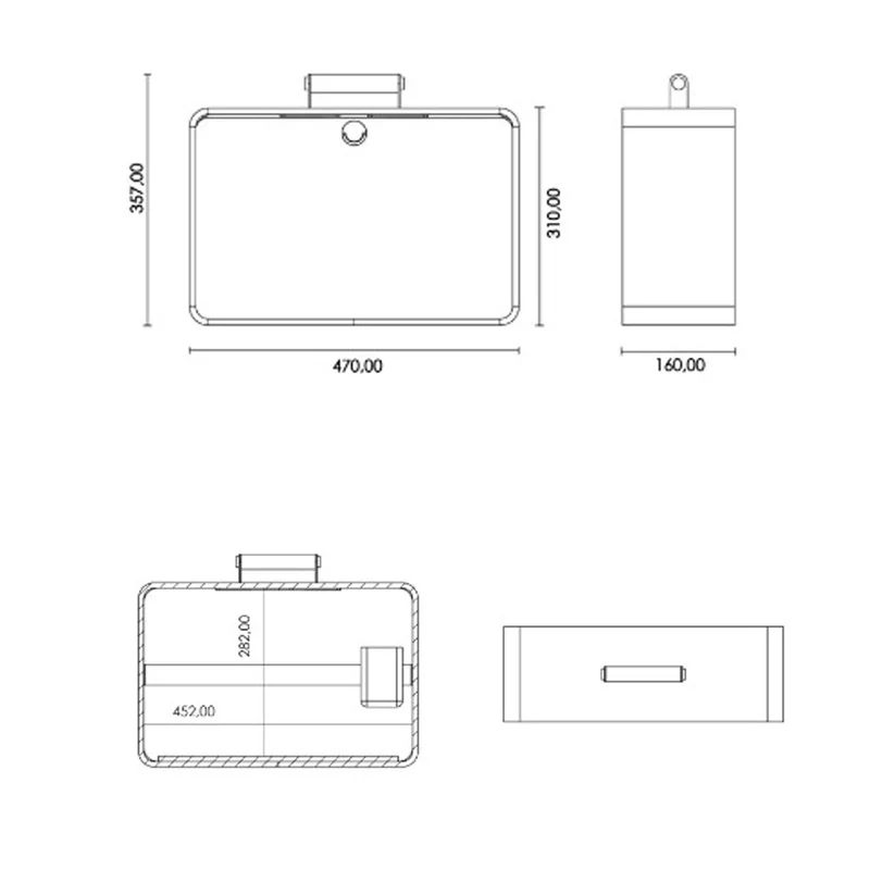 Laptop Tasche Koffer Rucksack - APTO Office Box - Transportable Filzbox - Nimm Dein Büro mit wohin Du willst - Rechnung kaufen