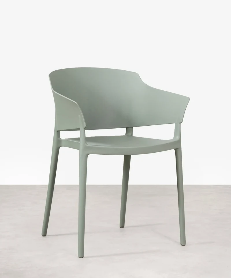 Silla de Polipropileno con Reposabrazos Liam