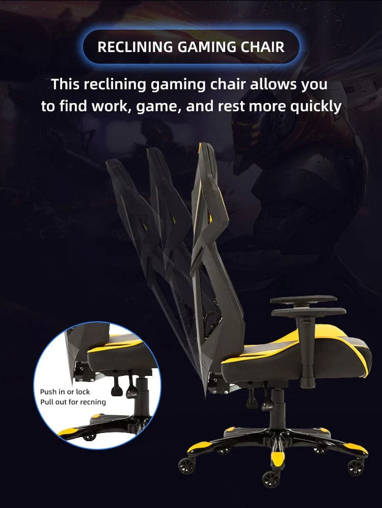 Gaming Chair with Mesh High Back by OfficeLogixShop (New)