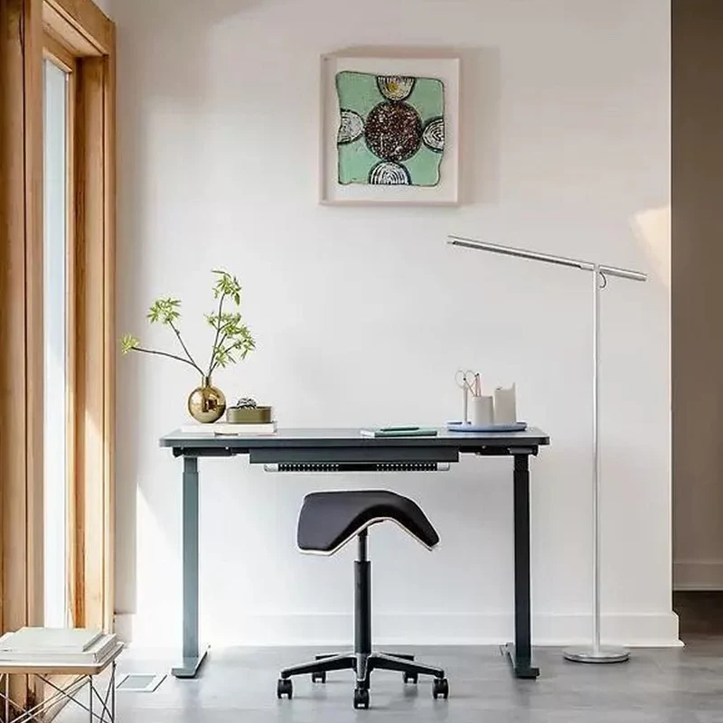 myKolme ILOA One Snow | Hocker Rollhocker | Sattelhocker | Gestell Weiß