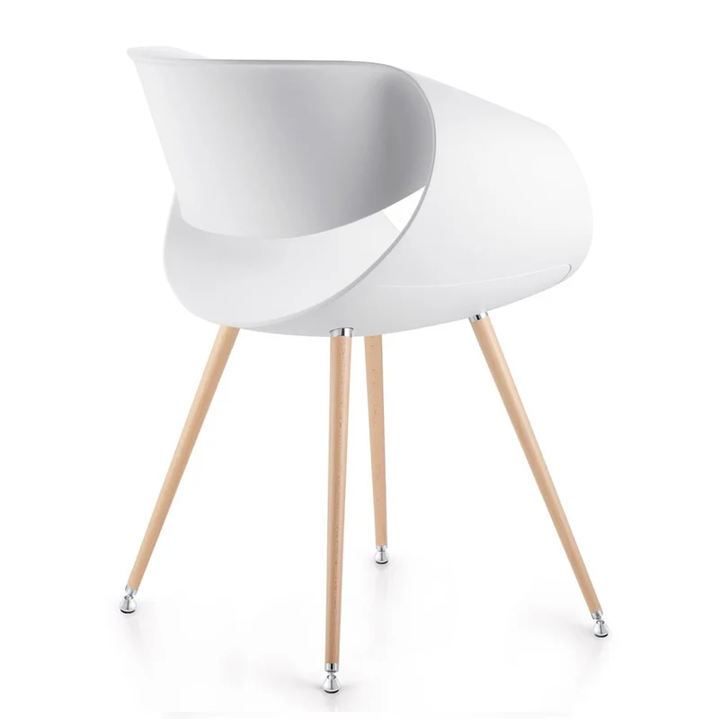 Züco Little PERILLO PE 0537 Esszimmerstuhl | Lounge-Stuhl | Vierfuß Holzbeine | Konfigurierbar