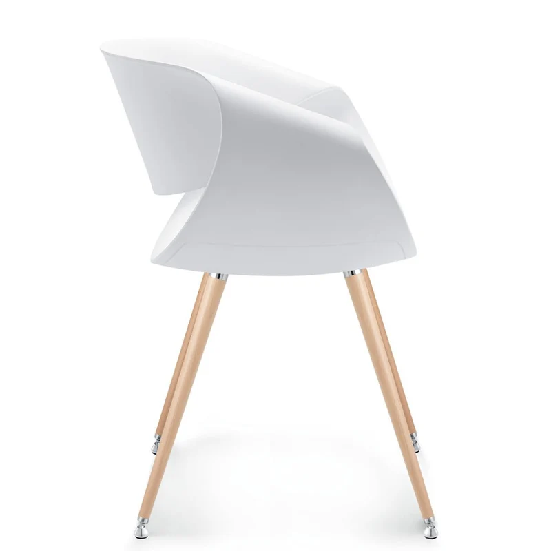 Züco Little PERILLO PE 0537 Esszimmerstuhl | Lounge-Stuhl | Vierfuß Holzbeine | Konfigurierbar