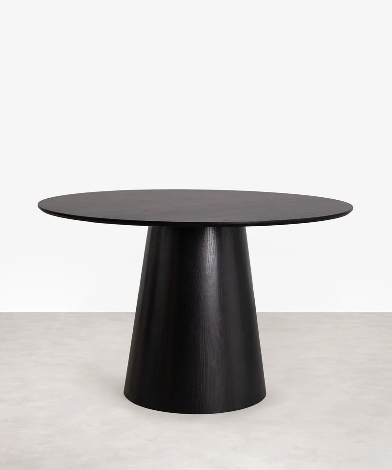 Mesa de Comedor Redonda en Madera Nelly (120 cm)