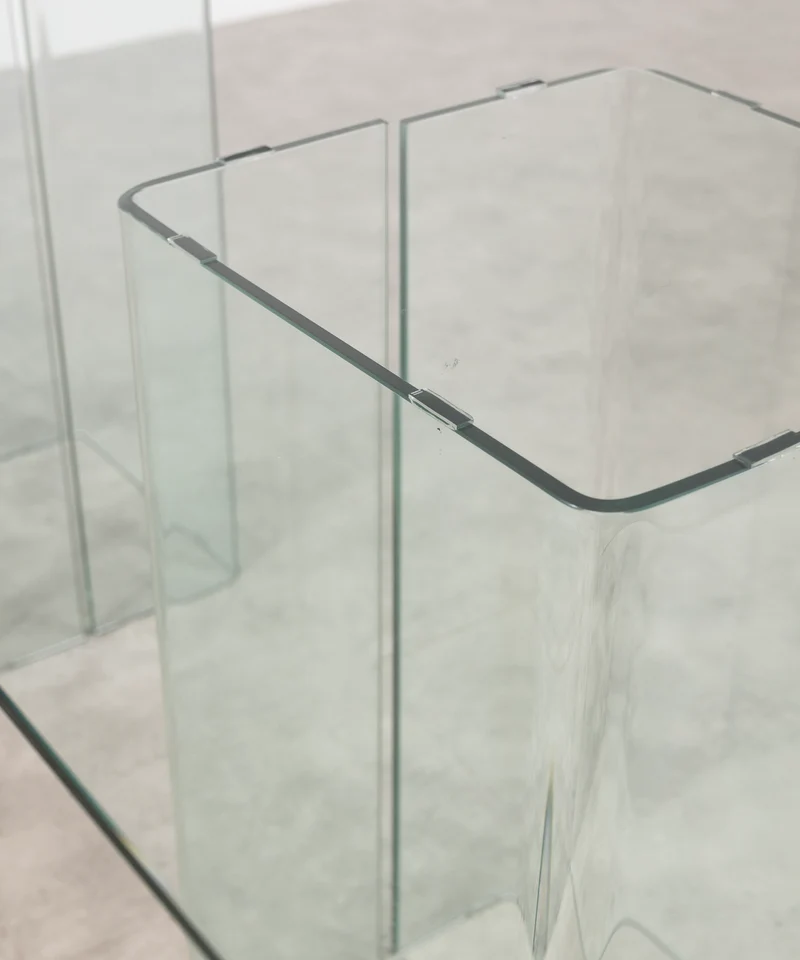 Mesa de Comedor Rectangular de Cristal Templado Eleonora (180 cm x 90 cm)
