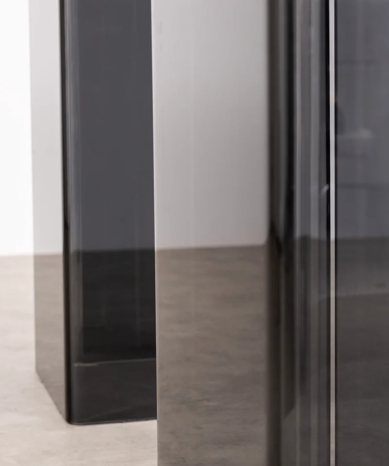 Mesa de Comedor Rectangular de Cristal Templado Eleonora (180 cm x 90 cm)