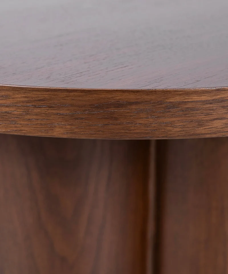 Mesa de Centro Redonda en Madera Odette (80 cm)
