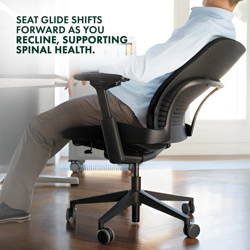 Steelcase Leap V2 Chair (Black Frame) Fully Renewed