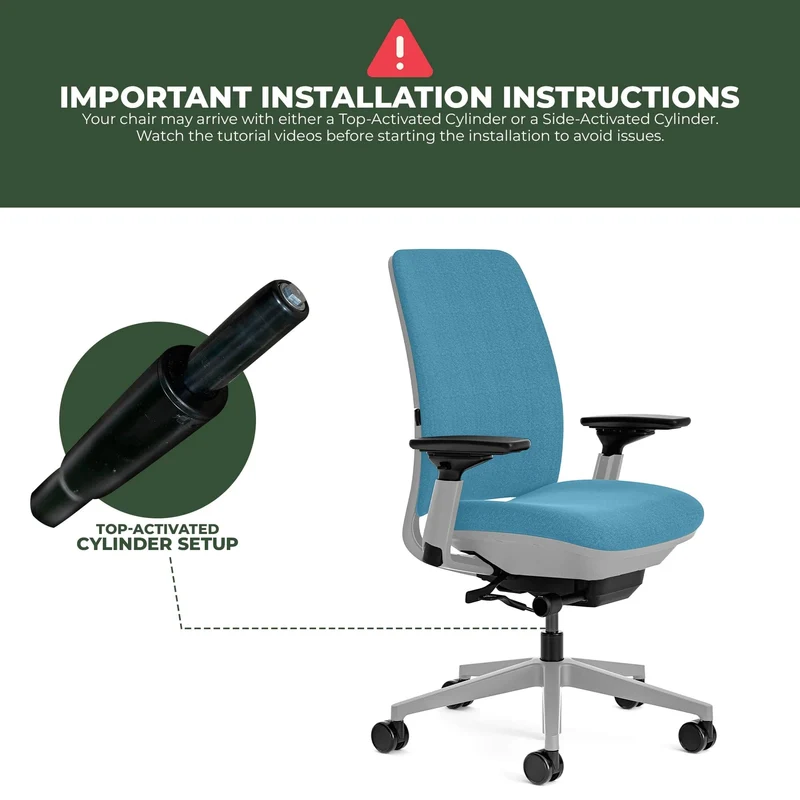 Steelcase Amia Task Chair (Platinum Frame) Fully Renewed