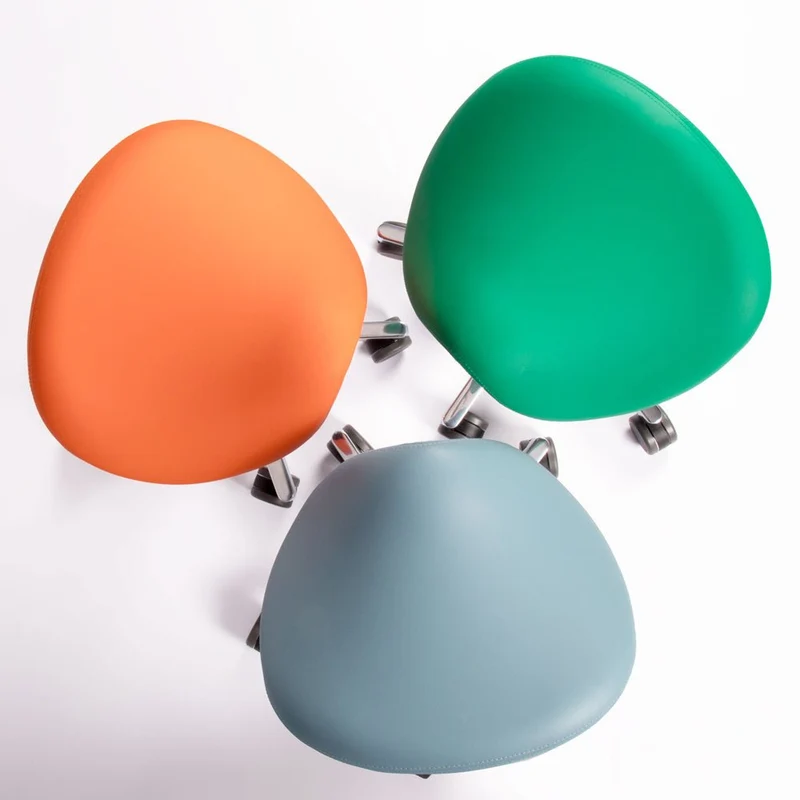 lento Sella Rollhocker - Ergonomischer Sattelhocker - Sattelsitz - Textilleder